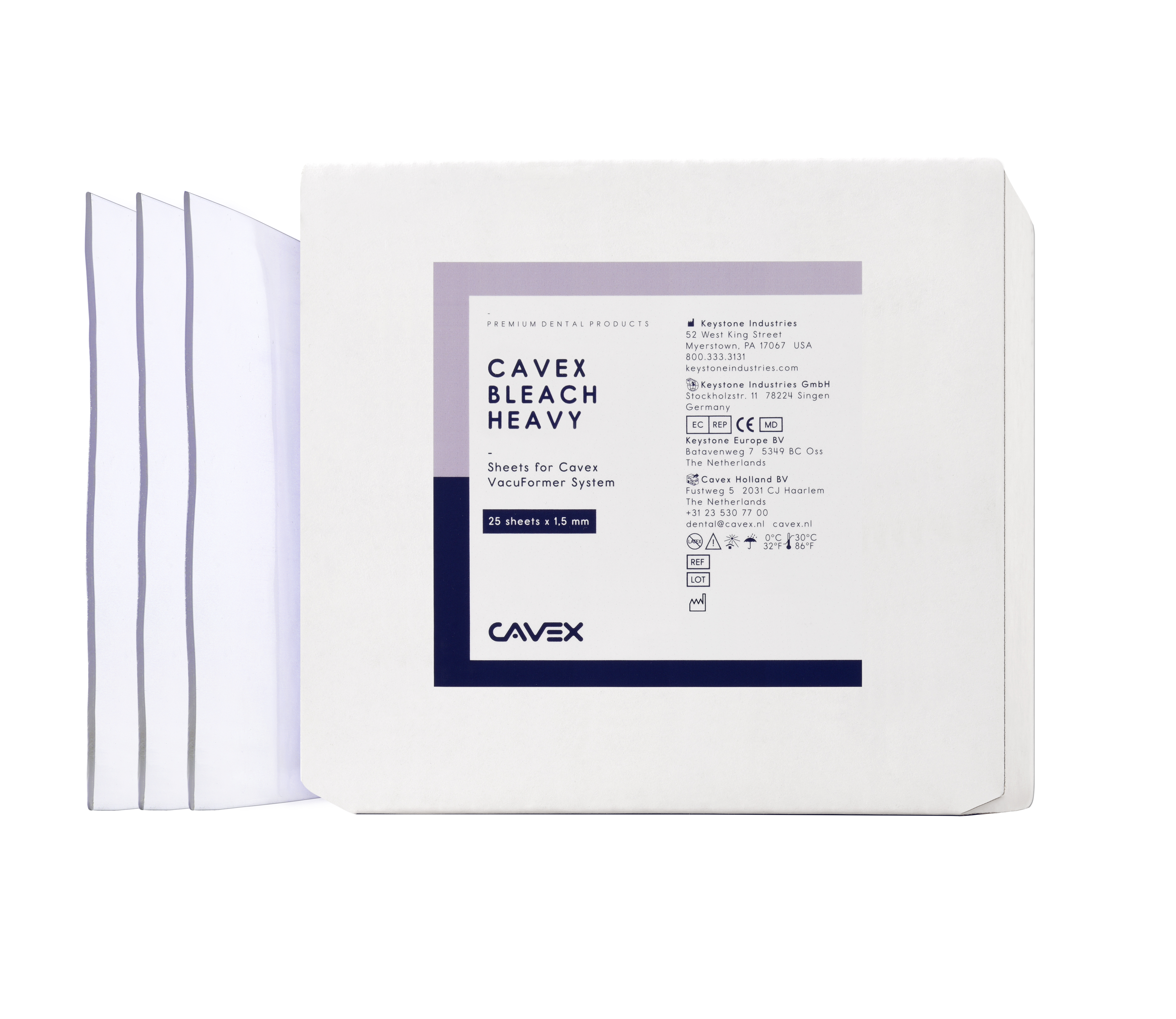 Cavex Vacuformer Bleach heavy sheets