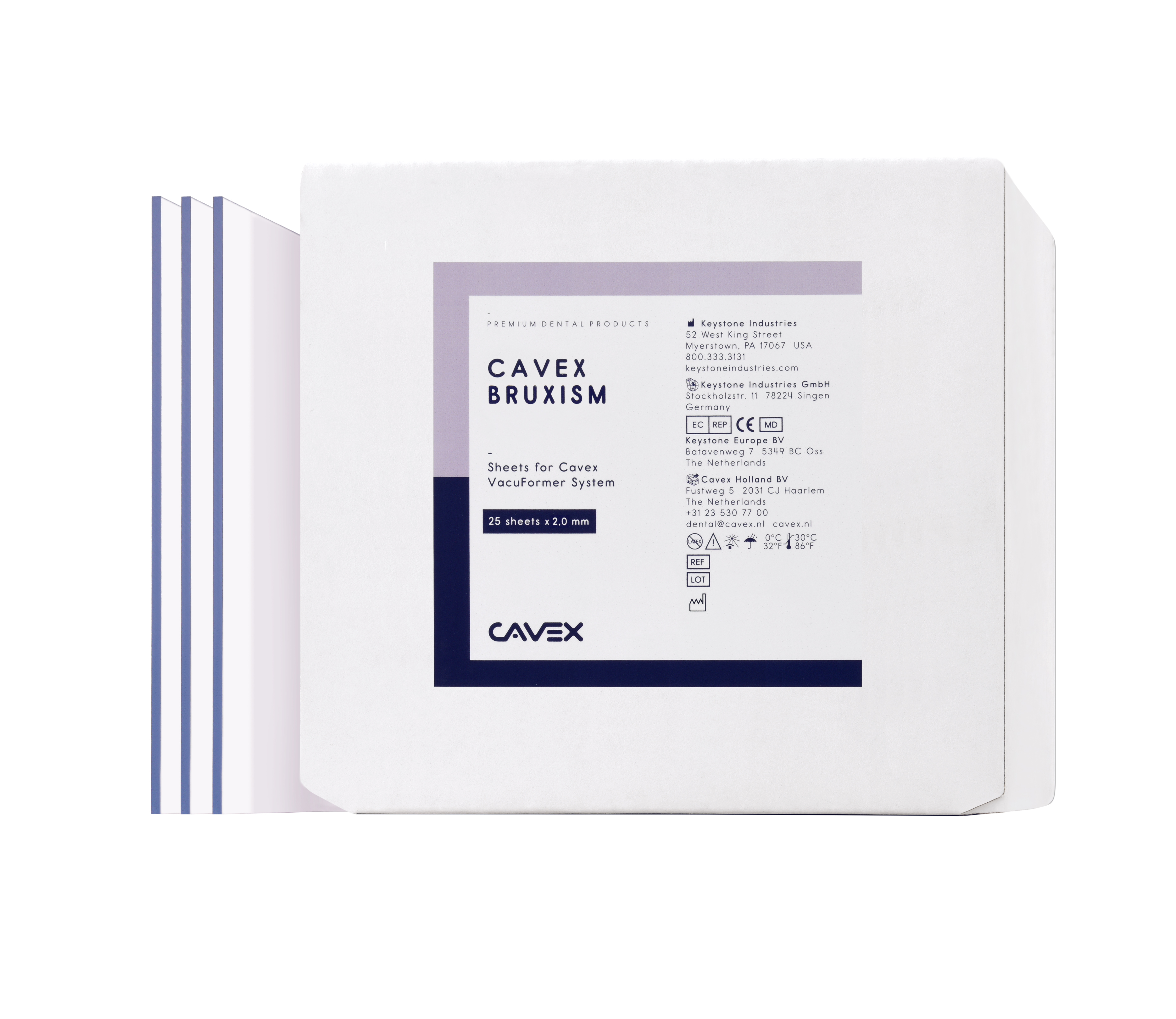 Cavex Vacuformer Bruxism sheets