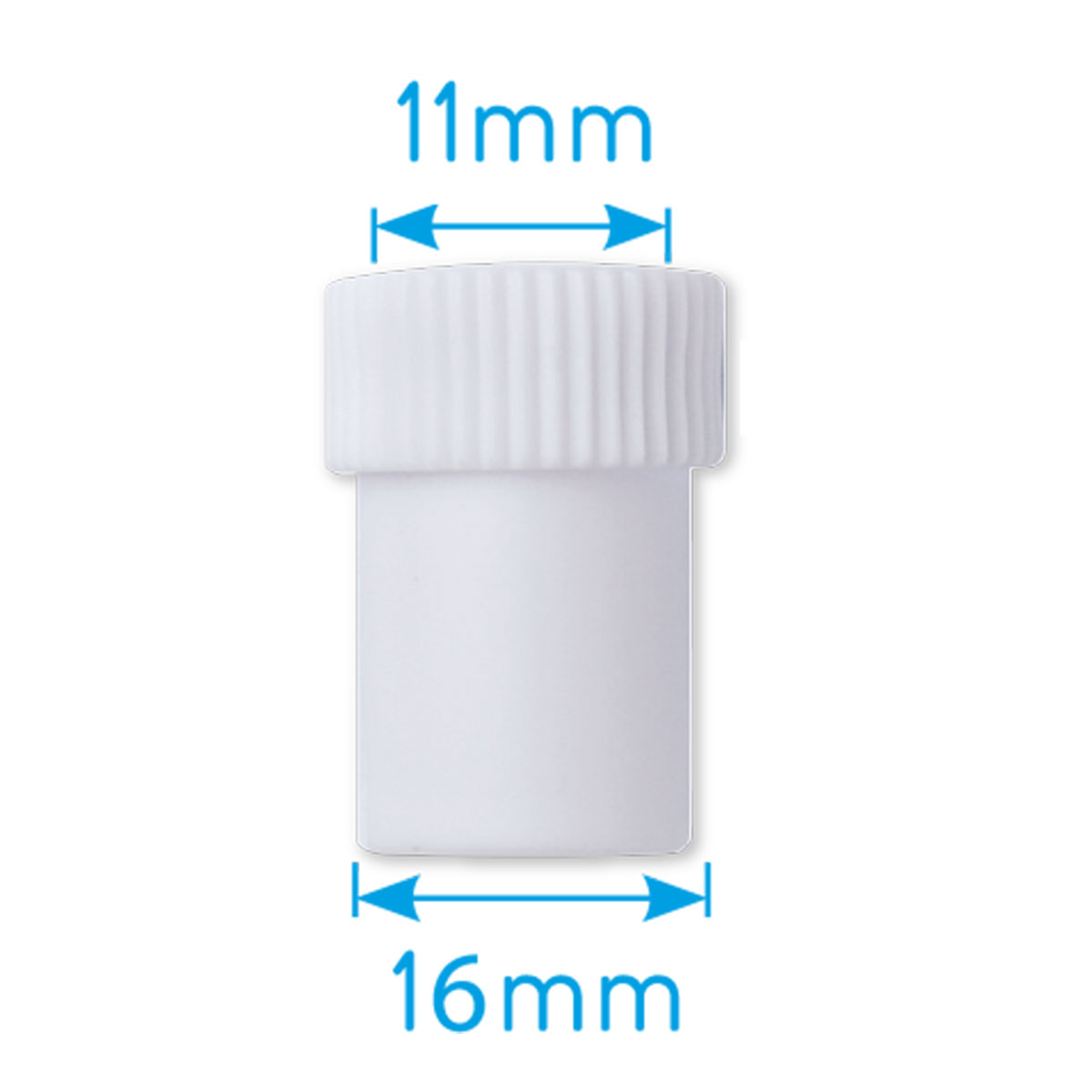 Plastik Speichelsaugeradapter